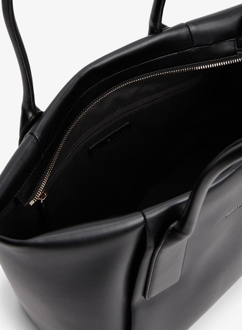 TOMMY HILFIGER Essential Metallic Logo Tote Bag - Image 5